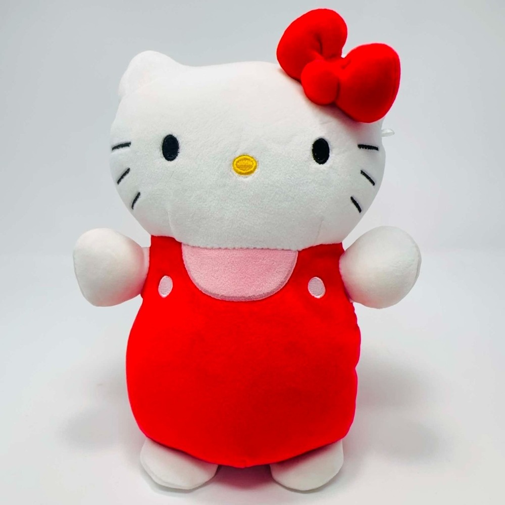 Hello Kitty‎ Squishmallows Hugmees Plush Sanrio Red Dress Stuffed Animal 2024